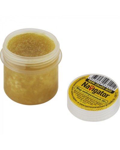 Жир паяльный Navigator 93 141 NEM-Zhn01-B20 (нейтральный, 20 гр) в Благовещенске Аксессуары для кабель-канала Pintop.ru