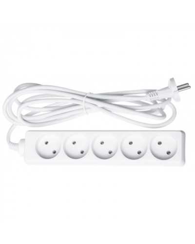 Удлинитель Navigator 61 312 NPE-S-05-500-X-2x1 б/з 5 гн. 5м в Благовещенске Блоки розеток Pintop.ru