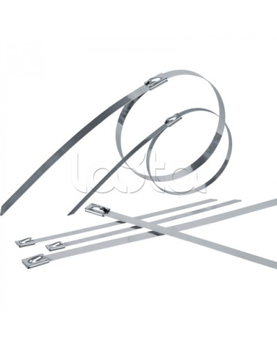 Хомуты стальные Navigator 82 393 NCT-S-079-300-50 (50 шт/упак) в Благовещенске Стяжки-хомуты Pintop.ru