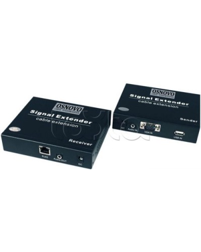 Комплект (передатчик+приемник) для передачи VGA OSNOVO TLN-VKM/1+RLN-VKM/1(ver.2) в Благовещенске Видеоусилители, Модуляторы, Делители Pintop.ru