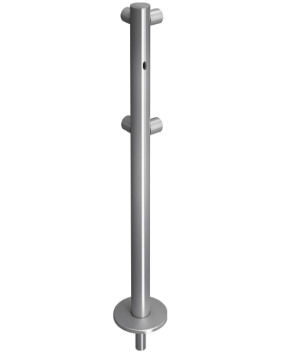 Стойкаограждения съемная L-образная Oxgard ВЗР 1996Р.21-05 в Благовещенске Ограждения Pintop.ru