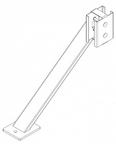 Упор PERCo-MB-16.9 в Благовещенске Дополнительное оборудование для СКУД Pintop.ru