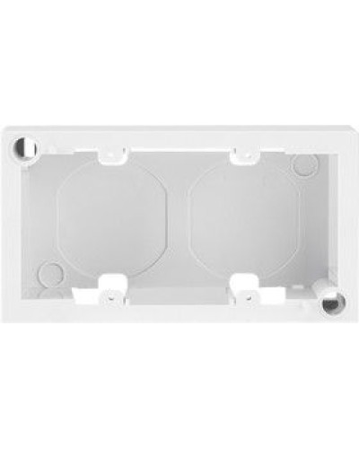 Короб накладной для лицевых панелей 80х150 под 4 модуля 45х22,5 Mosaic 03-0127 в Благовещенске Распределительные коробки Pintop.ru