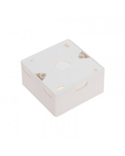 Короб накладной для лицевых панелей 80х80 под 2 модуля 45х22,5 Mosaic 03-0126 в Благовещенске Распределительные коробки Pintop.ru