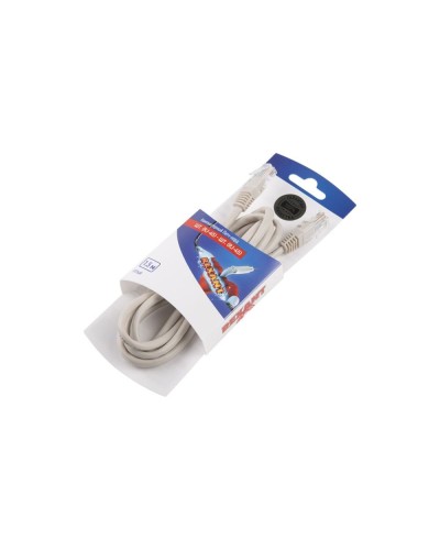 Патч-корд U/UTP RJ45-RJ45, CAT 5e, PVC, серый, 1,5м REXANT 06-3202 в Благовещенске Патчкорды (медные) Pintop.ru
