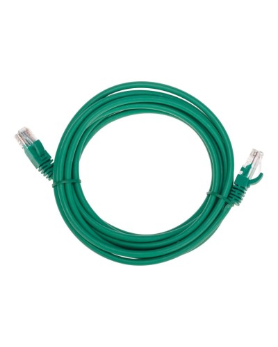 Патч-корд U/UTP, CAT 5e, RJ45-RJ45, 26AWG, LSZH, зеленый, 3м REXANT 02-0106-3 в Благовещенске Патчкорды (медные) Pintop.ru