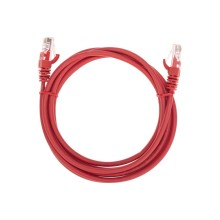 Патч-корд U/UTP, CAT 5e, RJ45-RJ45, 26AWG, LSZH, красный, 2м REXANT 02-0103-2