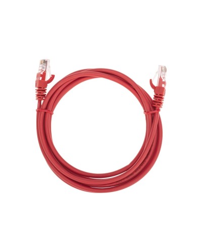 Патч-корд U/UTP, CAT 5e, RJ45-RJ45, 26AWG, LSZH, красный, 2м REXANT 02-0103-2 в Благовещенске Патчкорды (медные) Pintop.ru