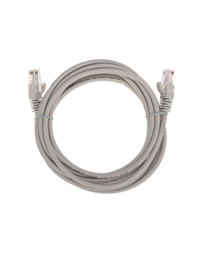 Патч-корд U/UTP, CAT 5e, RJ45-RJ45, 26AWG, LSZH, серый, 3м REXANT 02-0100-3 в Благовещенске Патчкорды (медные) Pintop.ru