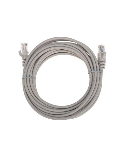 Патч-корд U/UTP, CAT 5e, RJ45-RJ45, 26AWG, LSZH, серый, 5м REXANT 02-0100-5 в Благовещенске Патчкорды (медные) Pintop.ru