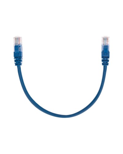 Патч-корд U/UTP, CAT 5e, RJ45-RJ45, 26AWG, LSZH, синий, 0,3м REXANT 02-0104-03 в Благовещенске Патчкорды (медные) Pintop.ru