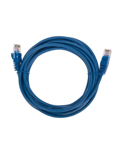 Патч-корд U/UTP, CAT 5e, RJ45-RJ45, 26AWG, LSZH, синий, 3м REXANT 02-0104-3 в Благовещенске Патчкорды (медные) Pintop.ru