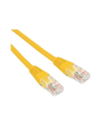 Патч-корд U/UTP, CAT 6, RJ45-RJ45, 26AWG, LSZH, желтый, 0,3м REXANT 02-0295-03 в Благовещенске Патчкорды (медные) Pintop.ru