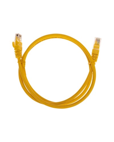Патч-корд U/UTP, CAT 6, RJ45-RJ45, 26AWG, LSZH, желтый, 1м REXANT 02-0295-1 в Благовещенске Патчкорды (медные) Pintop.ru
