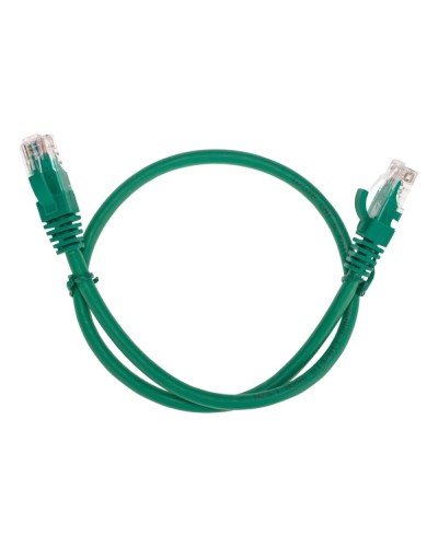 Патч-корд U/UTP, CAT 6, RJ45-RJ45, 26AWG, LSZH, зеленый, 0,5м REXANT 02-0296-05 в Благовещенске Патчкорды (медные) Pintop.ru