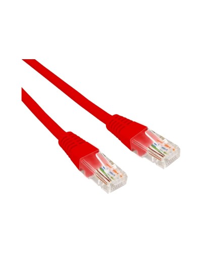 Патч-корд U/UTP, CAT 6, RJ45-RJ45, 26AWG, LSZH, красный, 0,3м REXANT 02-0293-03 в Благовещенске Патчкорды (медные) Pintop.ru