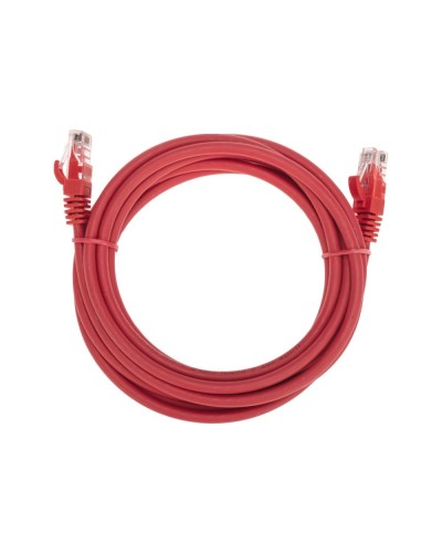 Патч-корд U/UTP, CAT 6, RJ45-RJ45, 26AWG, LSZH, красный, 3м REXANT 02-0293-3 в Благовещенске Патчкорды (медные) Pintop.ru
