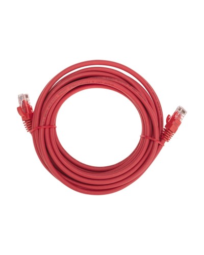 Патч-корд U/UTP, CAT 6, RJ45-RJ45, 26AWG, LSZH, красный, 5м REXANT 02-0293-5 в Благовещенске Патчкорды (медные) Pintop.ru
