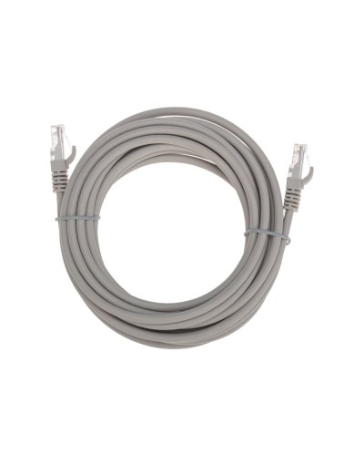 Патч-корд U/UTP, CAT 6, RJ45-RJ45, 26AWG, LSZH, серый, 5м REXANT 02-0290-5 в Благовещенске Патчкорды (медные) Pintop.ru