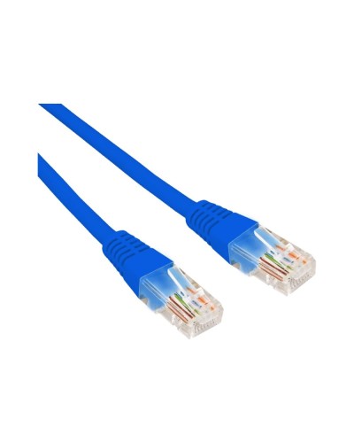 Патч-корд U/UTP, CAT 6, RJ45-RJ45, 26AWG, LSZH, синий, 0,3м REXANT 02-0294-03 в Благовещенске Патчкорды (медные) Pintop.ru
