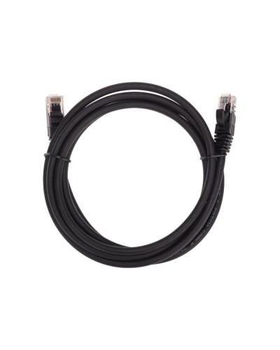 Патч-корд U/UTP, CAT 6, RJ45-RJ45, 26AWG, LSZH, черный, 2м REXANT 02-0292-2 в Благовещенске Патчкорды (медные) Pintop.ru
