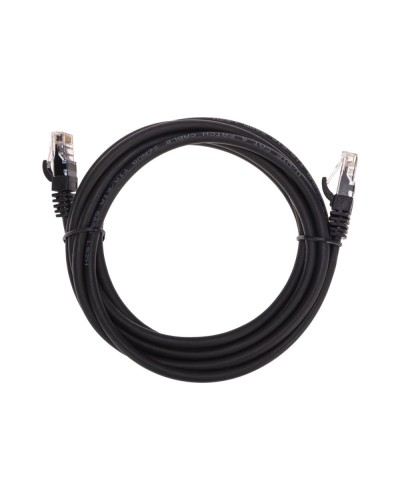 Патч-корд U/UTP, CAT 6, RJ45-RJ45, 26AWG, LSZH, черный, 3м REXANT 02-0292-3 в Благовещенске Патчкорды (медные) Pintop.ru