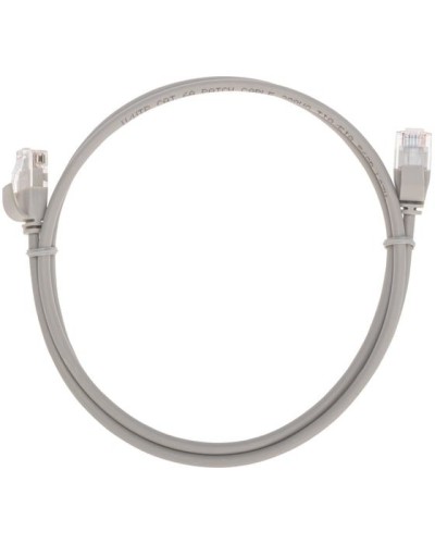 Патч-корд U/UTP, CAT 6A (10G), RJ45-RJ45, 28AWG, LSZH, серый, 1м REXANT 02-0380-1 в Благовещенске Патчкорды (медные) Pintop.ru