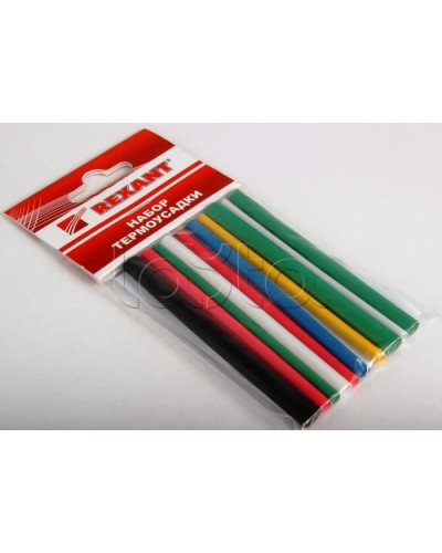 Набор термоусадочных трубок №1 (АВТО) (10шт/уп) REXANT 29-0101 в Благовещенске Аксессуары для кабель-канала Pintop.ru