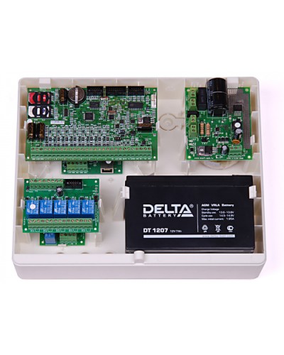 Корпус пластиковый для объектового оборудования компании Ритм Ritm Корпус Контакт под АКБ 7Ач в Благовещенске GSM мониторинг Ritm Pintop.ru