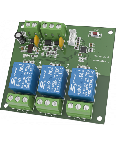 Реле адресное Mega на 3 выхода Ritm в Благовещенске GSM мониторинг Ritm Pintop.ru