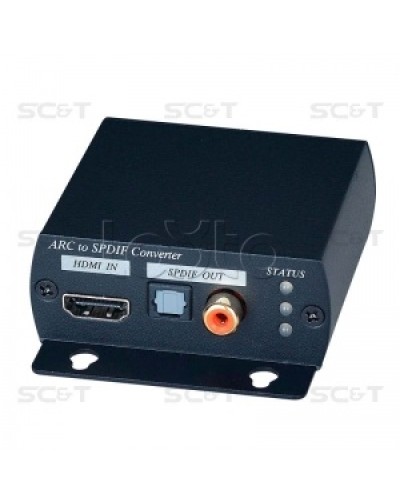 Преобразователь цифрового аудио из HDMI сигнала SC&T ARC01 в Благовещенске Видеоусилители, Модуляторы, Делители Pintop.ru