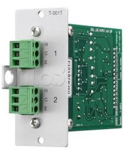 Модуль выходной 2-mic/line с DSP-процессором TOA T-001T в Благовещенске Системы оповещения и трансляции TOA Pintop.ru