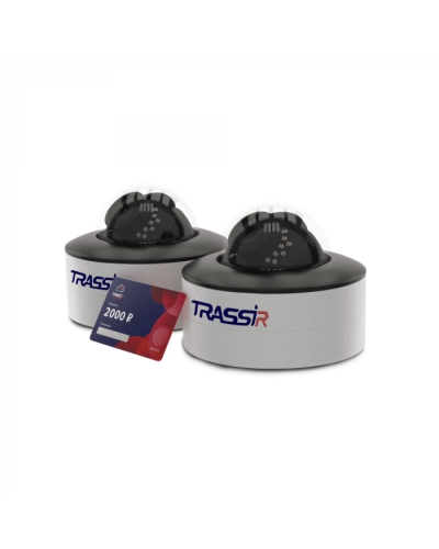 Комплект облачного видеонаблюдения TRASSIR W2D5Street в Благовещенске IP-камеры Pintop.ru