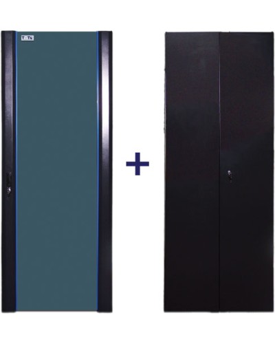 Комплект дверей 22U TWT TWT-CBB-DR22-6x-S-G1 в Благовещенске Аксессуары для стоек и шкафов Pintop.ru