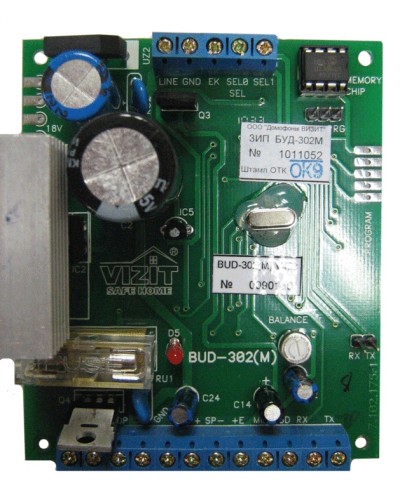 Плата печатная в сборе Vizit ЗИП БУД-302М в Благовещенске Аксессуары для многоабонентных систем Pintop.ru