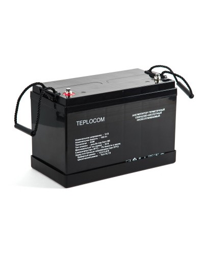 Аккумулятор герметичный Бастион АКБ TEPLOCOM (100Ач) в Благовещенске Электротехническое оборудование Pintop.ru