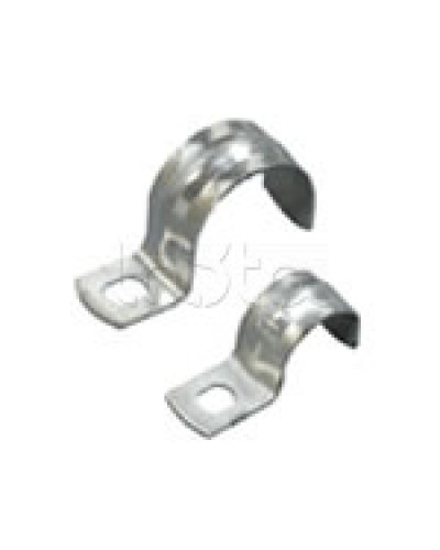 Скоба оцинкованная с одним отверстием для трубы D60-63 мм, м.о. 8,5-6,0мм (1уп=50шт) Экопласт (43760P) в Благовещенске Держатели, клипсы, скобы Pintop.ru