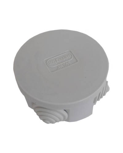 Коробка распределительная о/п с крышкой D65х35 мм, 4 вых. Экопласт 44004 в Благовещенске Распределительные коробки Pintop.ru