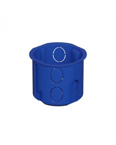 Коробка установочная D68x62мм межцентр. 71мм, IP20, цвет синий Экопласт (44658) в Благовещенске Распределительные коробки Pintop.ru