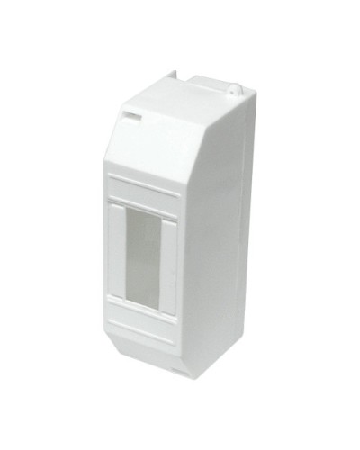 Щиток наружный для автоматических выключателей под 1-2 модуля (белый) Экопласт 44917 в Благовещенске Боксы для автоматов Pintop.ru