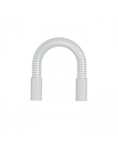 Гибкий переход для трубы диам. 25мм, длина 30см, цвет белый (49415W) в Благовещенске Повороты, муфты, тройники Pintop.ru