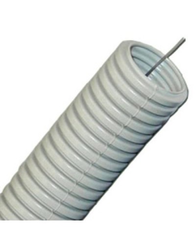 Труба гофрированная HFLS тяжелая диам 50 мм, с зондом, без галогена, низкое дымовыделение Экопласт 61150HFLS в Благовещенске Труба (ОКЛ) Экопласт Pintop.ru