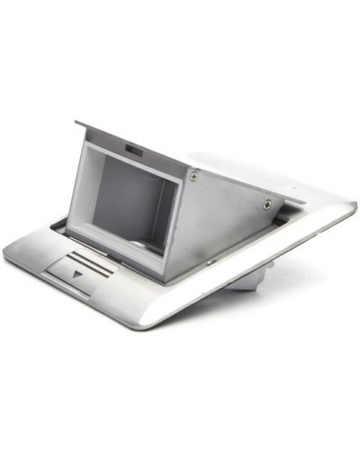 Люк в пол на 2 модуля (45х45мм), стальной Экопласт 70021 в Благовещенске Системы лючков и колонн Pintop.ru