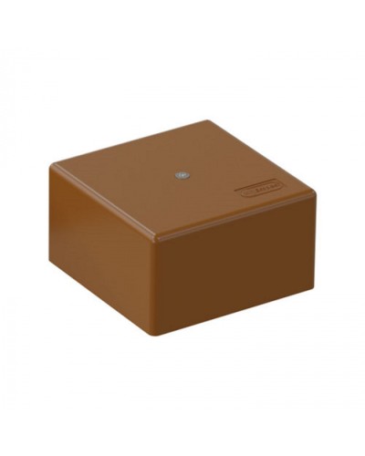 SD3 Коробка распределительная для о/п, для монтажного пистолета 75x75x40мм, 6 пар 10мм2, (корич.) Экопласт (72935B) в Благовещенске Распределительные коробки Pintop.ru