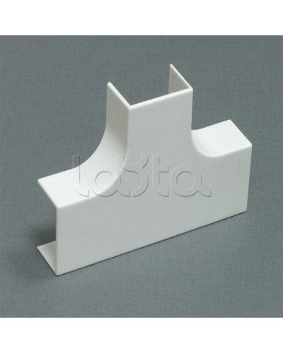 Тройник плавный стандарт TIA 60х40 мм Экопласт 76415R в Благовещенске Аксессуары для кабель-канала Pintop.ru