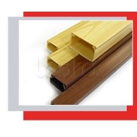 Миниканал 12x12 серия MEX с текстурой дерева (сосна) Экопласт 77021P-2