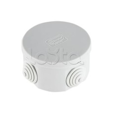 Экопласт JBR065 Коробка распред. о/п, D=65х35мм 4 вых., IP44 чёрный