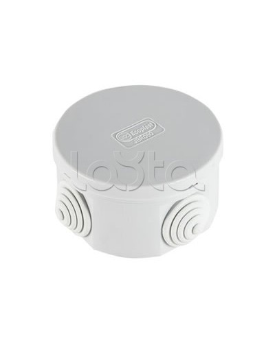 Экопласт JBR065 Коробка распред. о/п, D=65х35мм 4 вых., IP44 чёрный в Благовещенске Распределительные коробки Pintop.ru