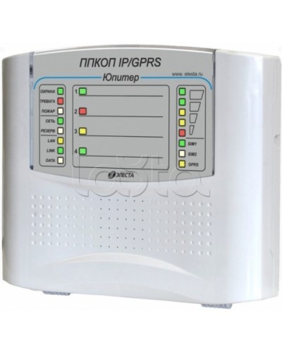 Элеста Юпитер-1431 (ППКОП Юпитер-4 IP/GPRS, пластик. корпус) в Благовещенске Приемно-контрольные приборы Pintop.ru