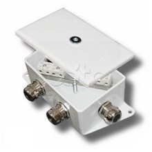 Коробка монтажная огнестойкая Гефест КМ-О (10к*10,0)-IP66-d, пять вводов 120х80х68